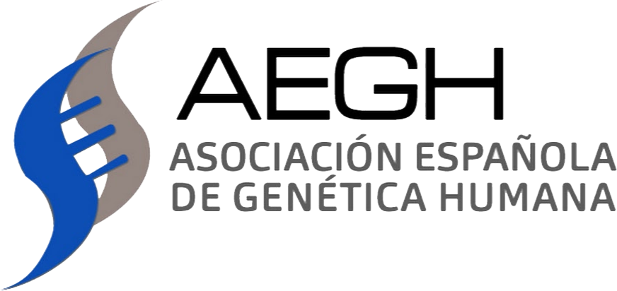 Logotipo de la asociación española de genética humana