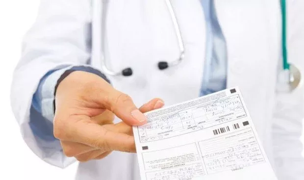 Receta médica Privada en soporte papel