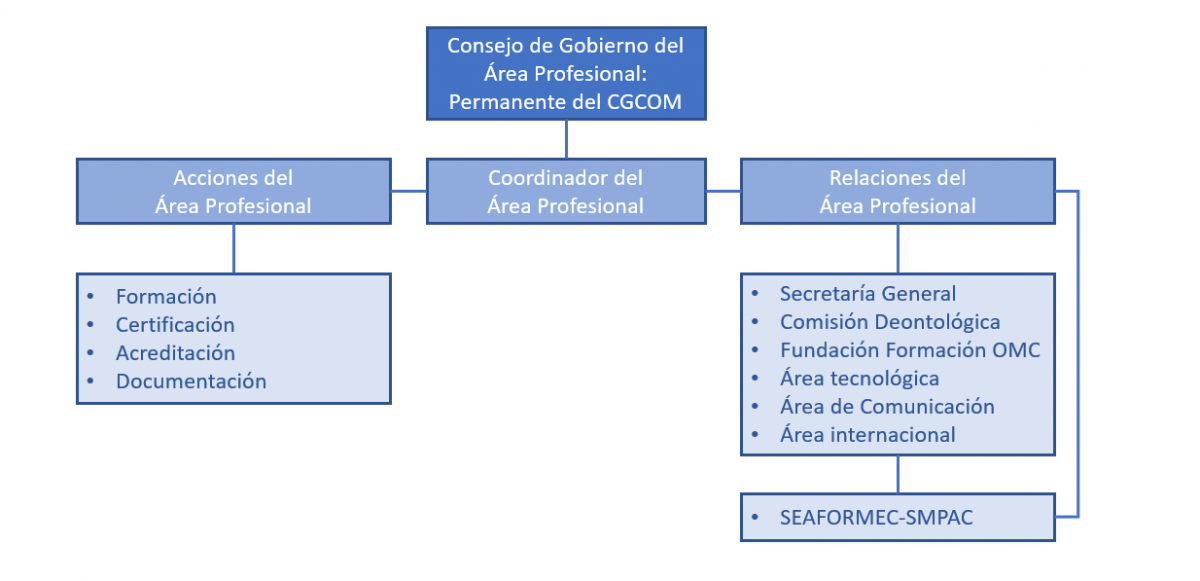 estructura área profesional