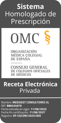 Sistema homologado de Prescripción Medigest