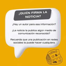 3. quién firma la noticia