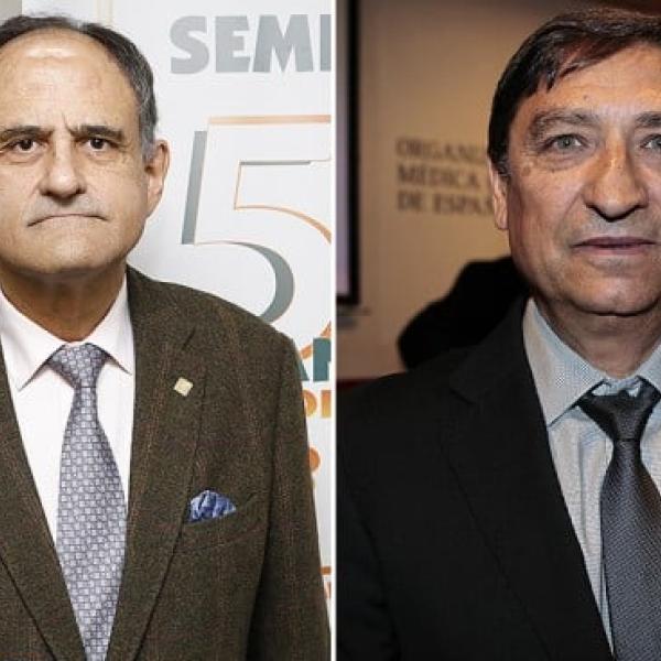 José Polo, presidente de Semergen, y Hermenegildo Marcos